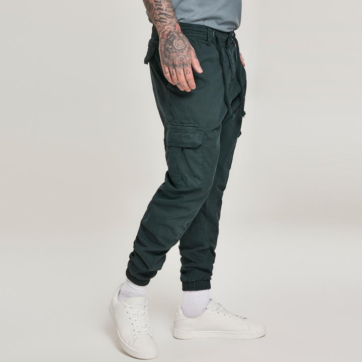 Urban Classics Cargo Jogging pants bottlegreen - Shop-Tetuan