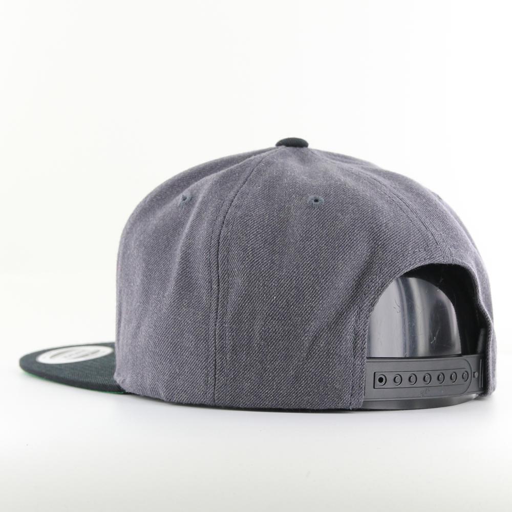 The Classics Yupoong snapback charcoal/blk - Shop-Tetuan