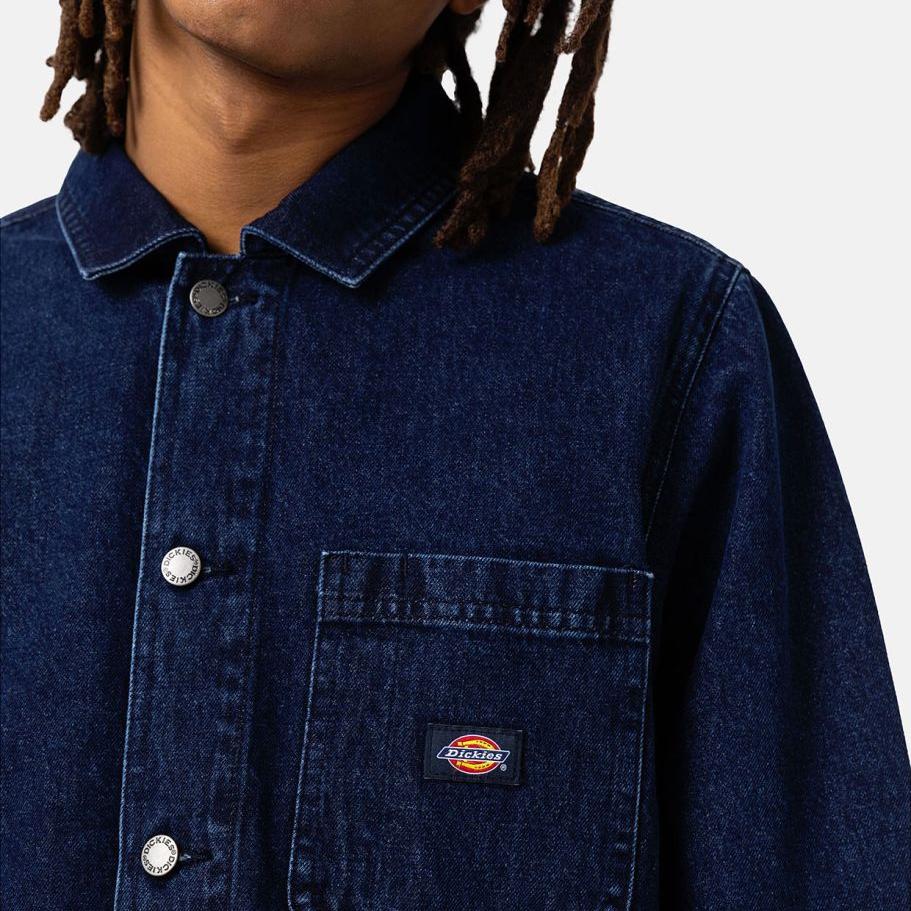 Dickies Denim Chore coat indigo - Shop-Tetuan