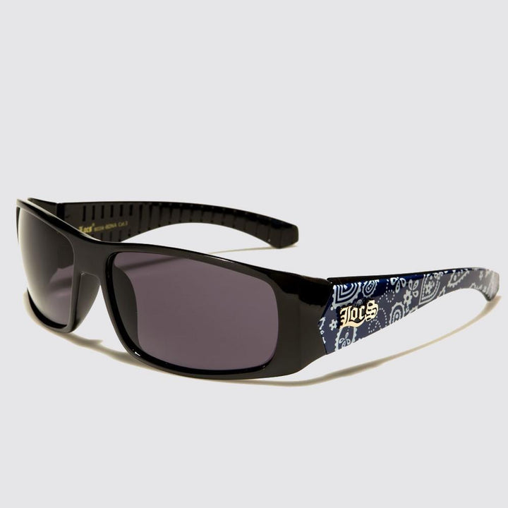 Locs Bandana Oval Sunglasses blk/navy - Shop-Tetuan