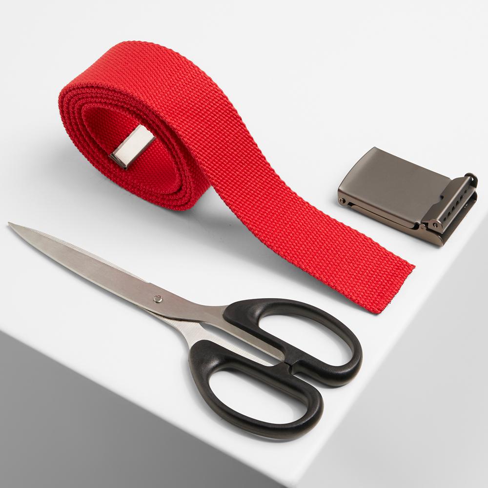 Urban Classics Canvas Belts red - Shop-Tetuan