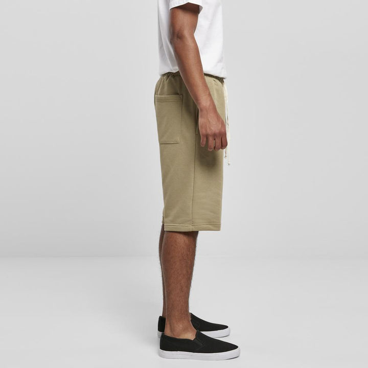 Urban Classics Low Crotch Sweatshorts khaki - Shop-Tetuan