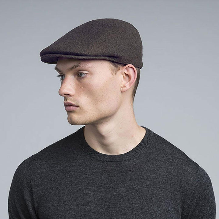 Kangol Seamless Wool 507 hat dark flannel - Shop-Tetuan