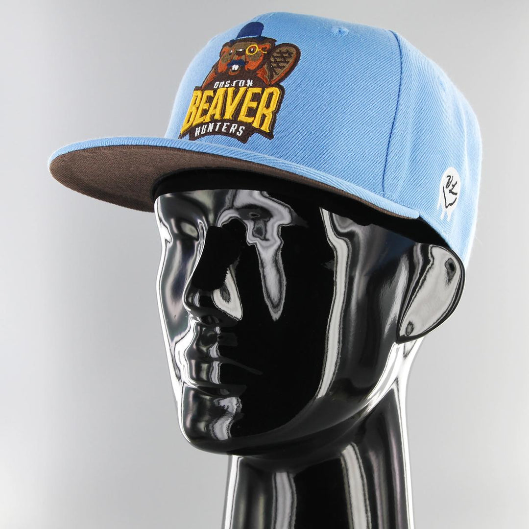 Naughty League Boston Beaver Hunters snapback baby blue - Shop-Tetuan