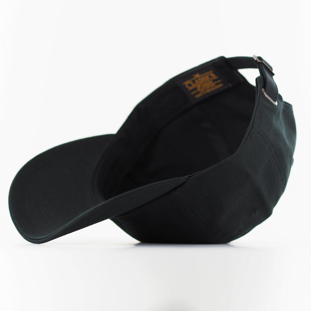 The Classics Yupoong low profile cotton twill cap black - Shop-Tetuan