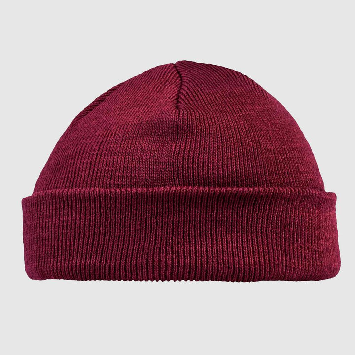 MSTRDS Short Cuff Knit beanie maroon - Shop-Tetuan