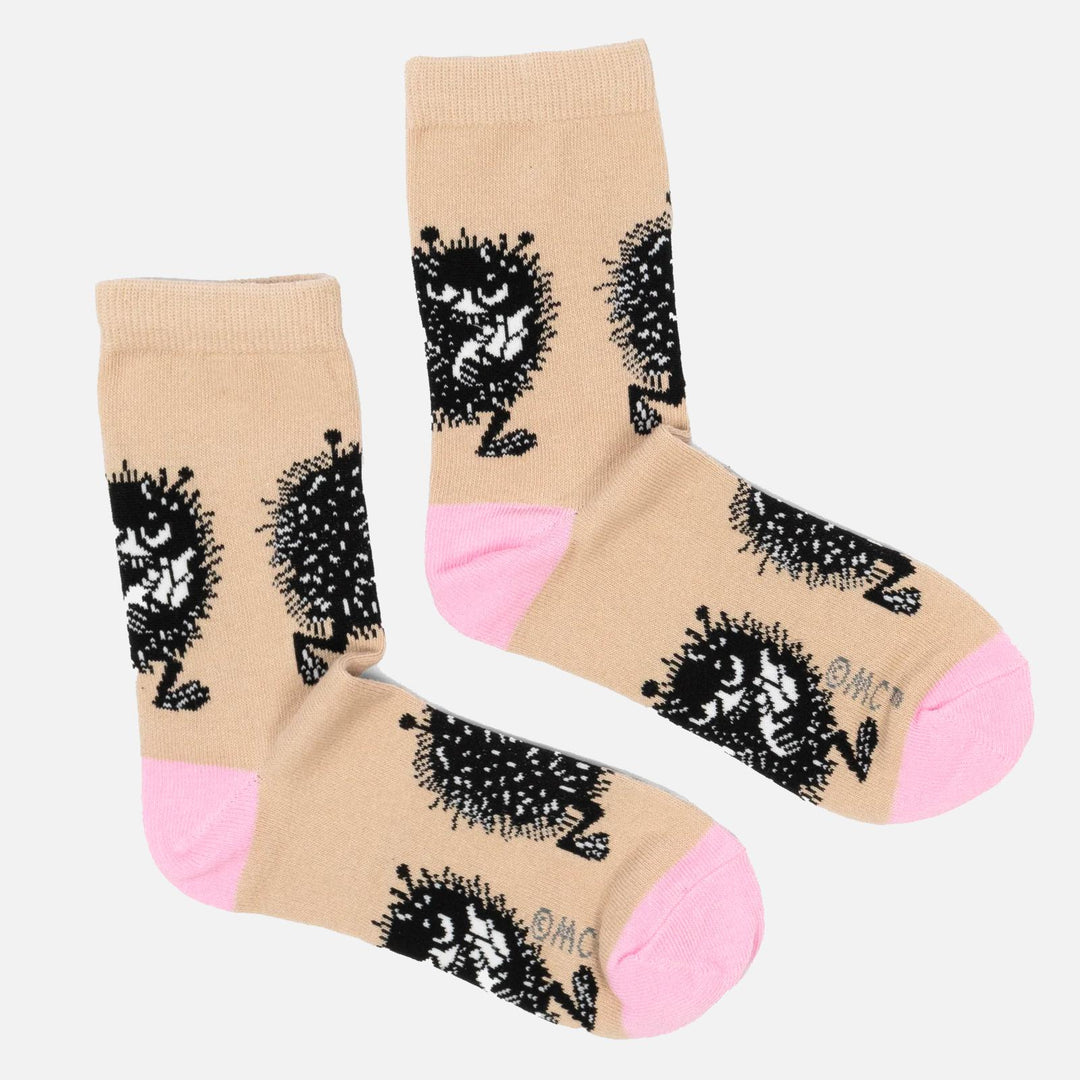 Moomin Haisuli Karkumatkalla socks beige - Shop-Tetuan