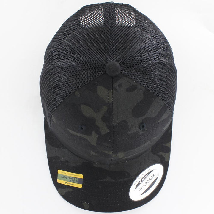 The Classics Yupoong Retro trucker cap black multicam - Shop-Tetuan