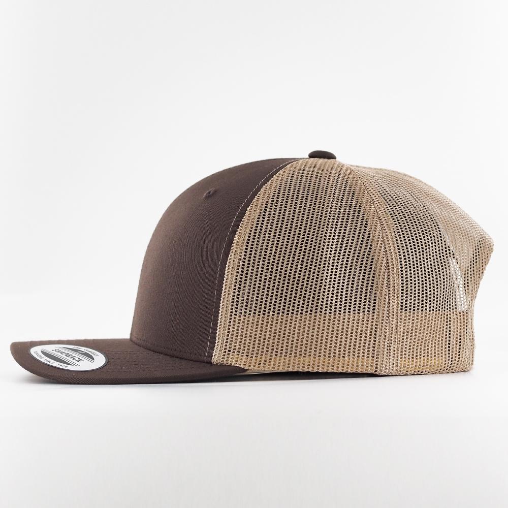 The Classics Yupoong Retro trucker 2-tone cap brn/khaki - Shop-Tetuan