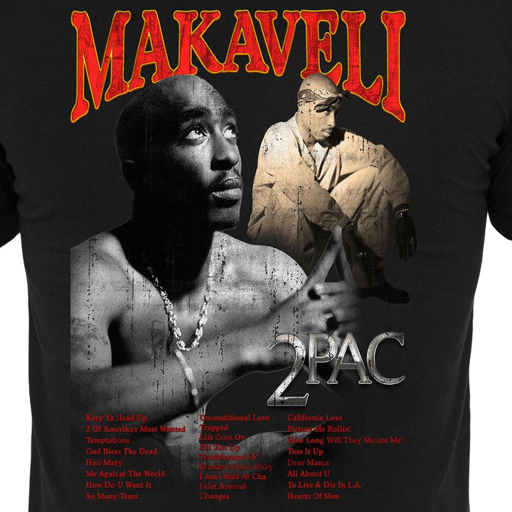 Mister Tupac Makaveli Tee black - Shop-Tetuan