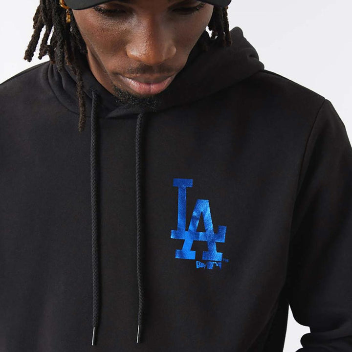 New Era MLB Foil BP Hoody LA Dodgers blkxbl - Shop-Tetuan