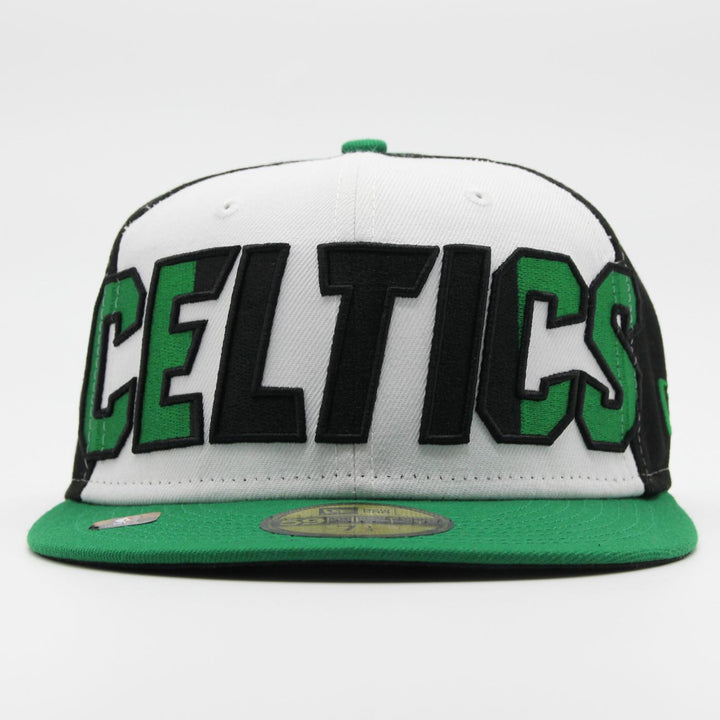 New Era NBA Authentics Back Half Edition 59Fifty B Celtics wht/green/blk - Shop-Tetuan