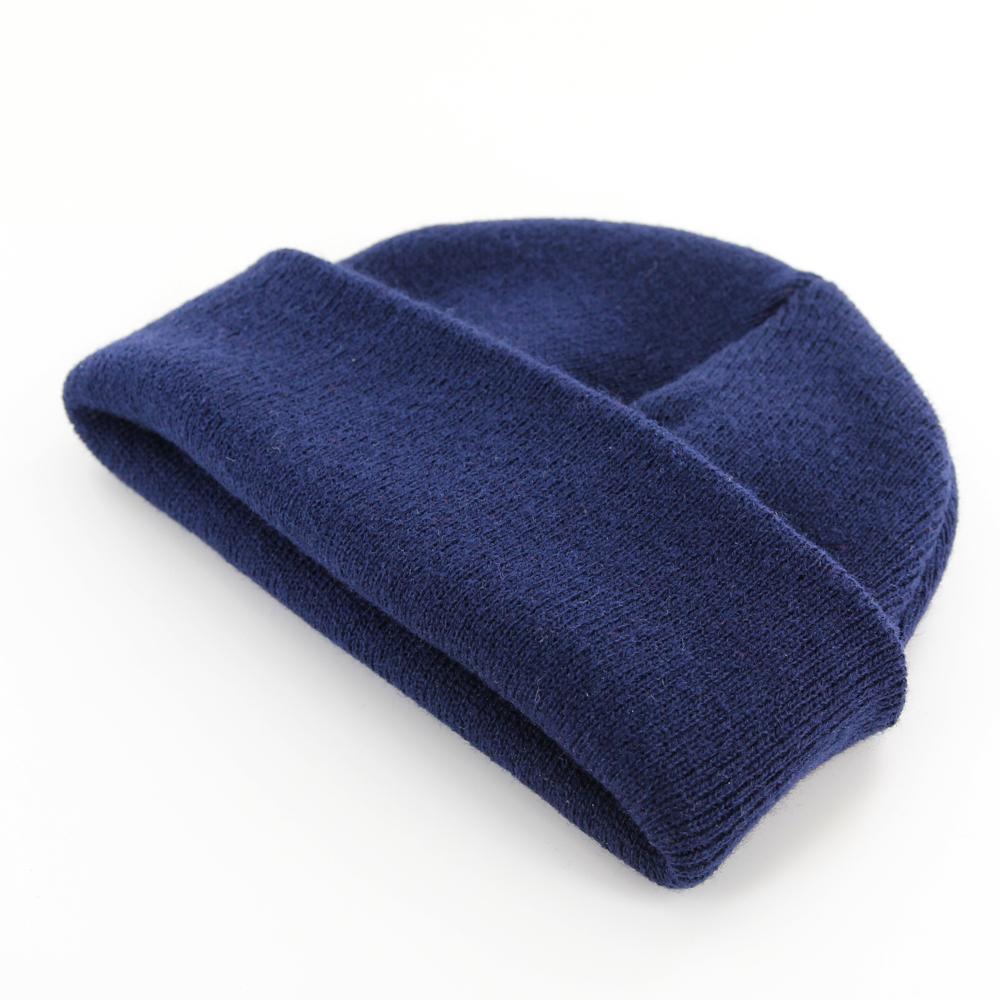 Yupoong heavyweight beanie navy - Shop-Tetuan