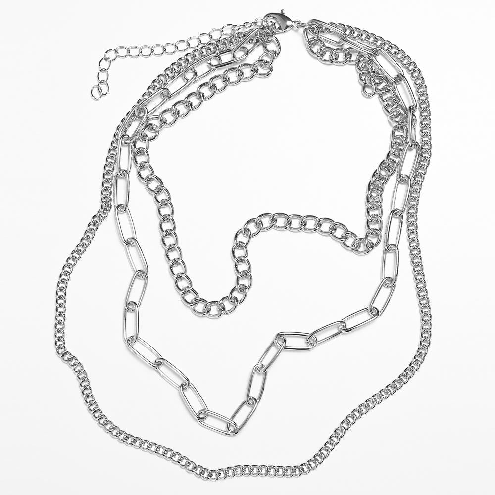 Urban Classics Layering Chain Necklace silver - Shop-Tetuan