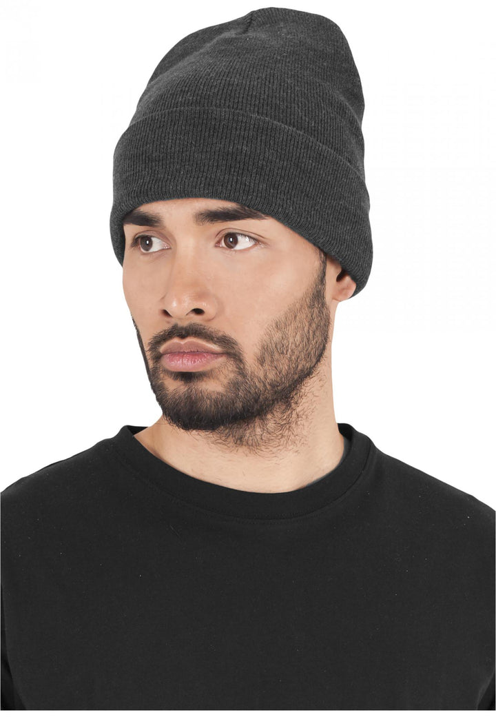 Yupoong heavyweight long beanie charcoal - Shop-Tetuan