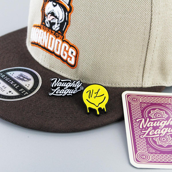 Naughty League Houston Horndogs snapback khaki/brown - Shop-Tetuan