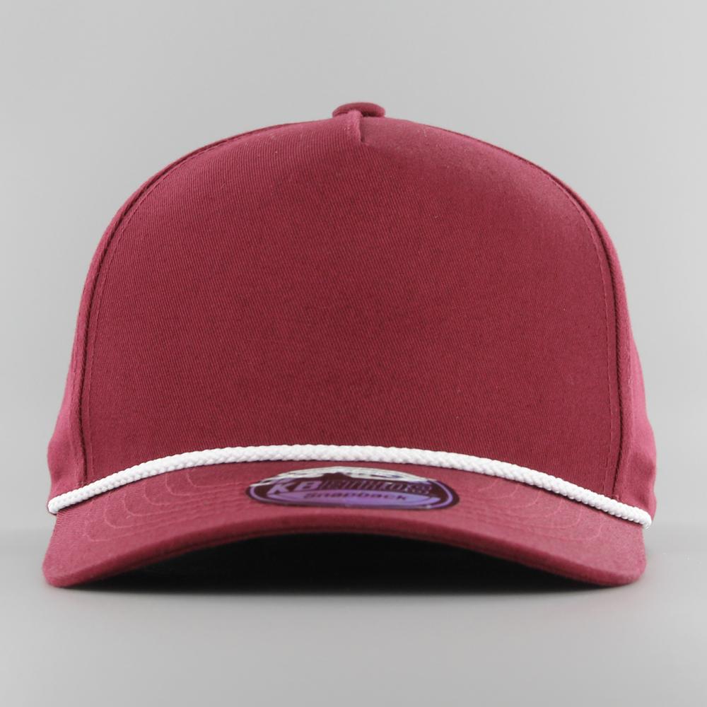 KB Ethos Constructed snapback burgundy - Shop-Tetuan