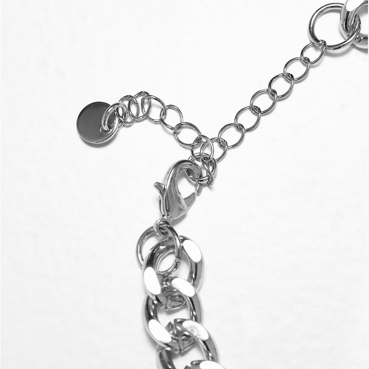 Urban Classics Big Saturn Basic Necklace silver - Shop-Tetuan