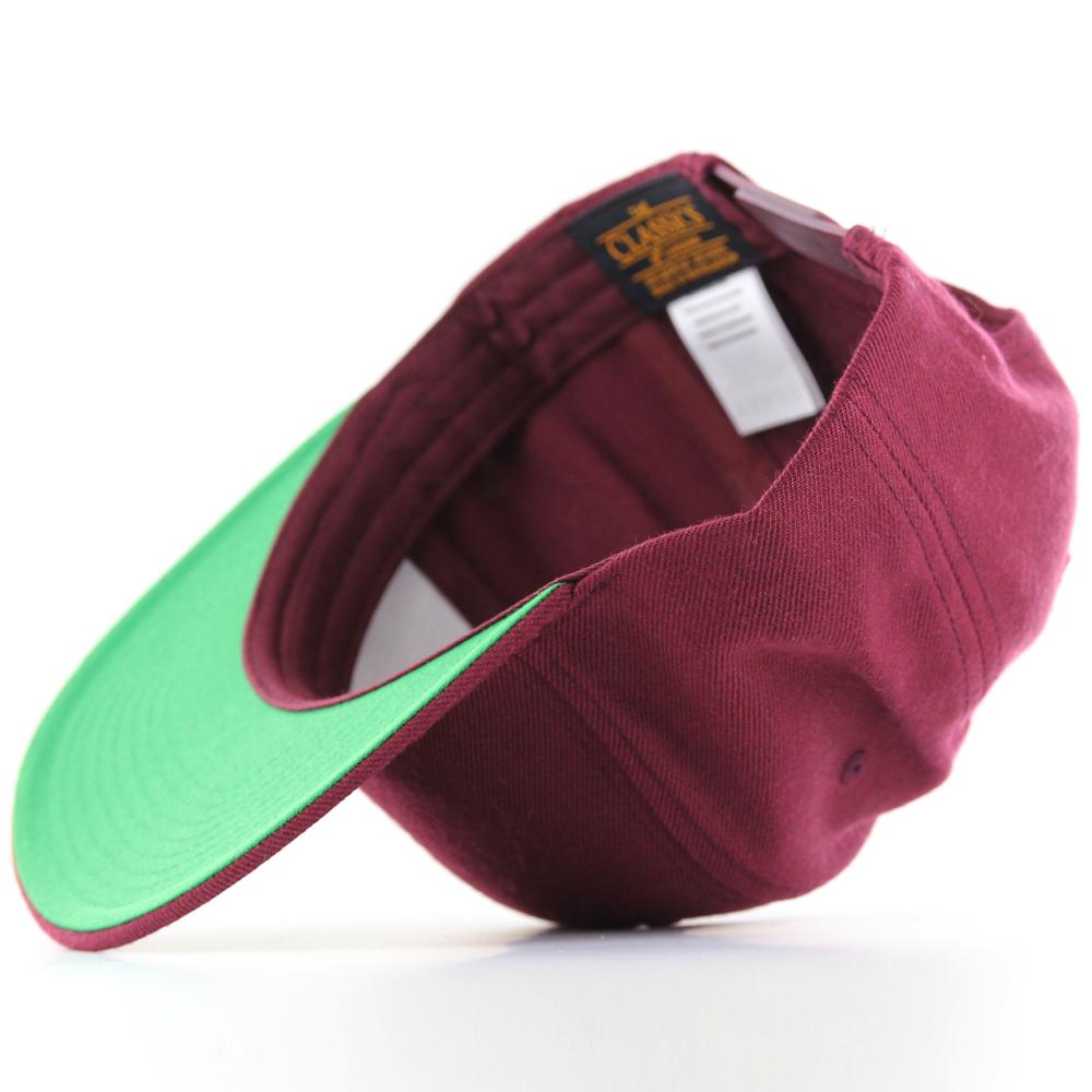 The Classics Yupoong snapback maroon - Shop-Tetuan