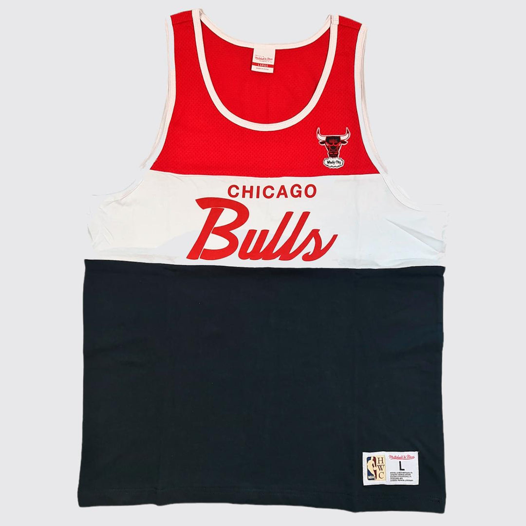 Mitchell & Ness Cotton Tank Top C Bulls black - Shop-Tetuan