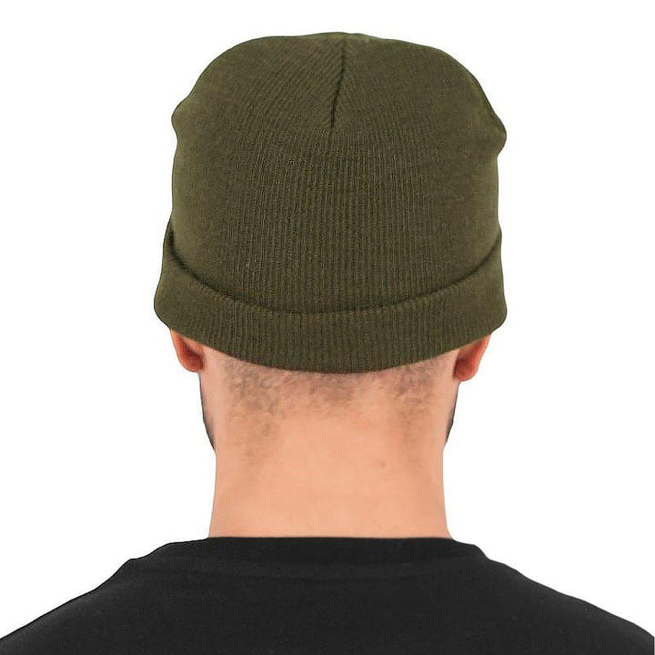 Yupoong heavyweight beanie olive - Shop-Tetuan