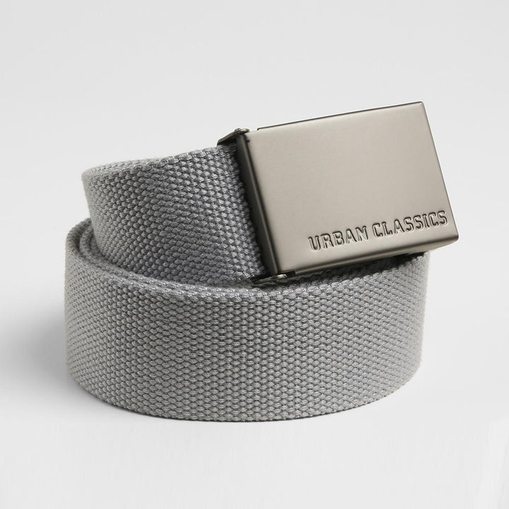 Urban Classics Canvas Belts grey - Shop-Tetuan