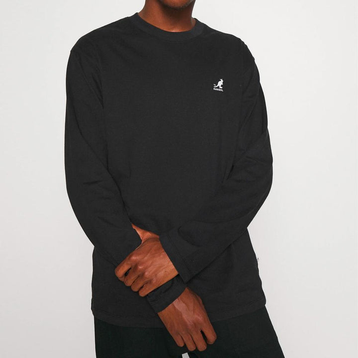 Kangol Harlem long sleeve tee faded black - Shop-Tetuan