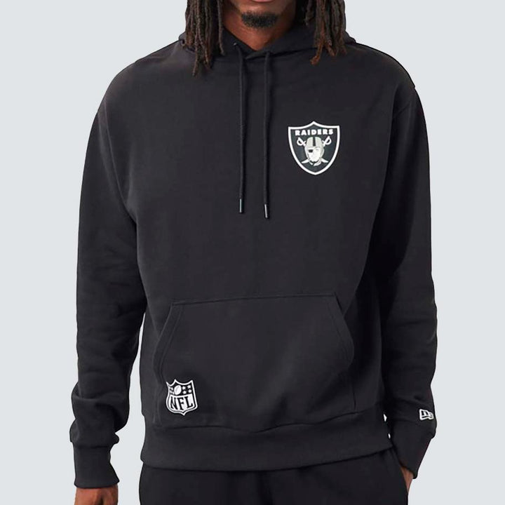 New Era Half Logo Oversize hoody LV Raiders black/white - Shop-Tetuan