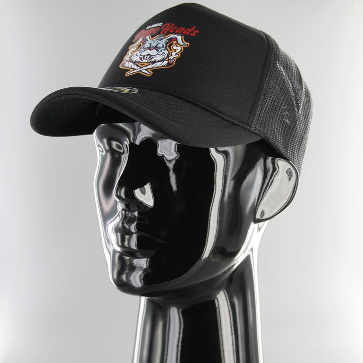 Naughty League LA Dope Heads curved trucker black - Shop-Tetuan