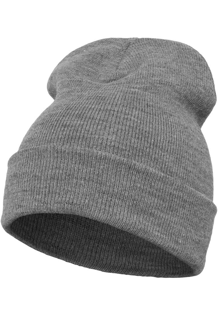 Yupoong heavyweight long beanie ht.grey - Shop-Tetuan