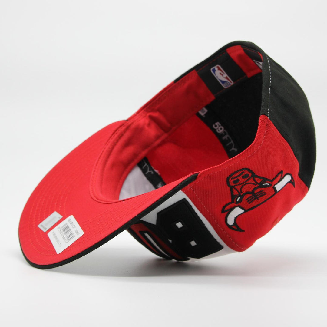 New Era NBA Authentics Back Half Edition 59Fifty C Bulls blk/red/wht - Shop-Tetuan