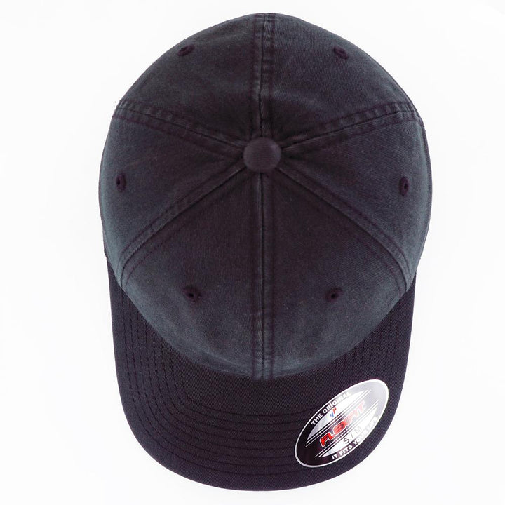 Flexfit Garment Washed cotton cap black - Shop-Tetuan