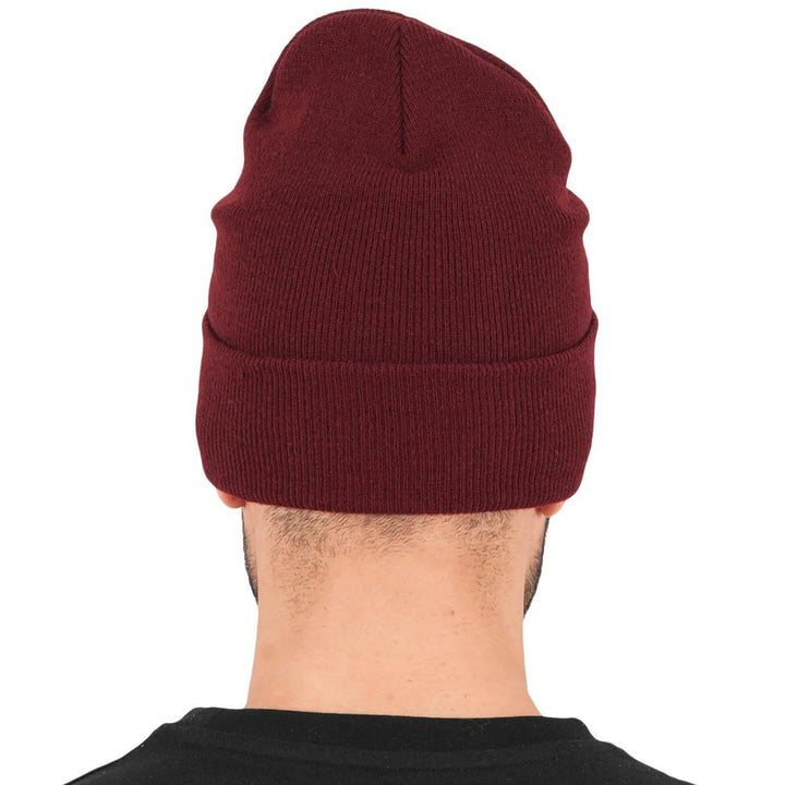 Yupoong heavyweight long beanie maroon - Shop-Tetuan