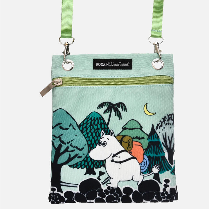 Moomin Muumipeikko Seikkailee Neck Bag green - Shop-Tetuan