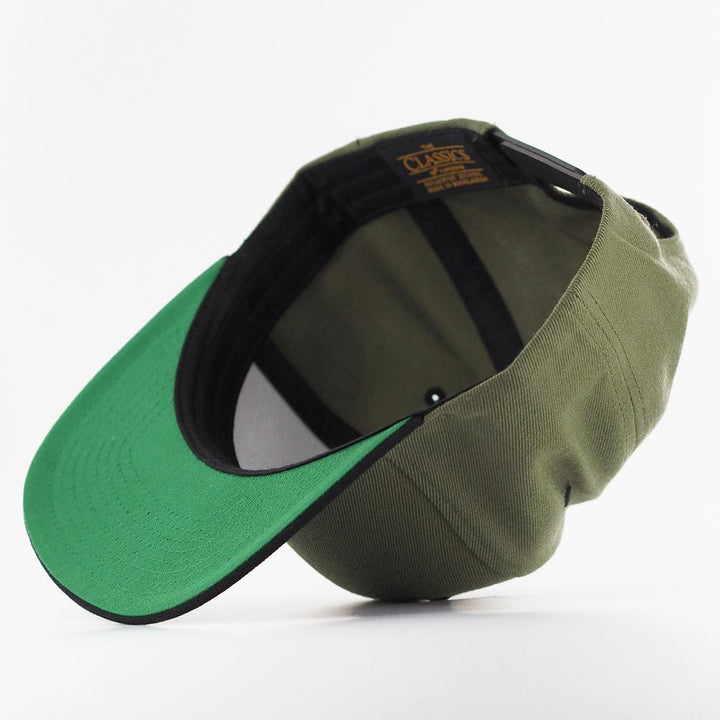 The Classics Yupoong snapback olive/black - Shop-Tetuan