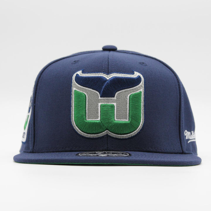 Mitchell & Ness NHL Vintage Fitted H Whalers navy - Shop-Tetuan