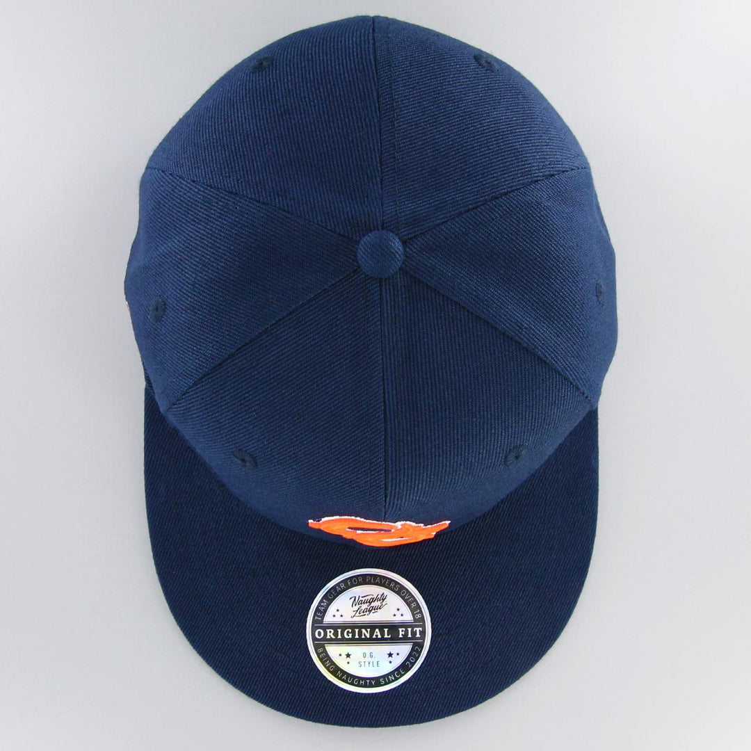 Naughty League South Central Original Gangsters fitted navy/orange - Shop-Tetuan