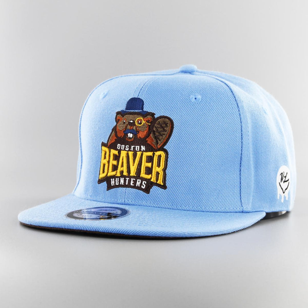 Naughty League Boston Beaver Hunters Fitted baby blue - Shop-Tetuan