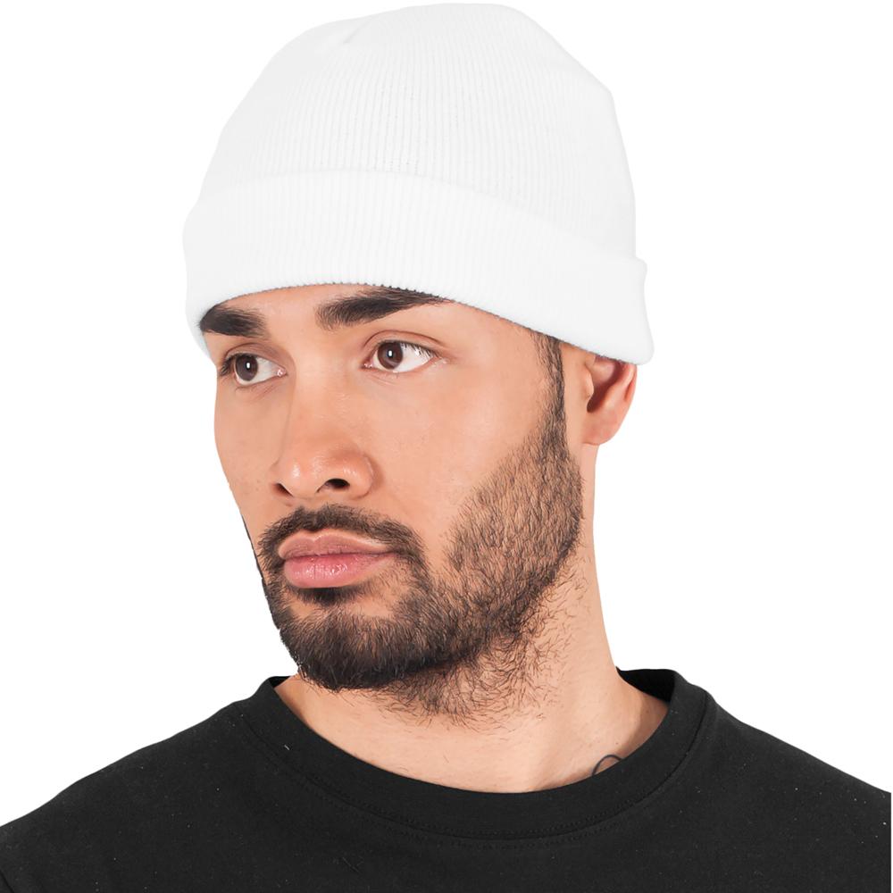 Yupoong heavyweight beanie white - Shop-Tetuan