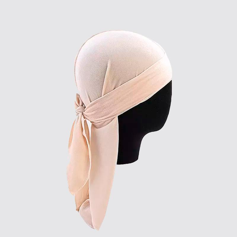 Luxury Velvet Du-Rag beige - Shop-Tetuan