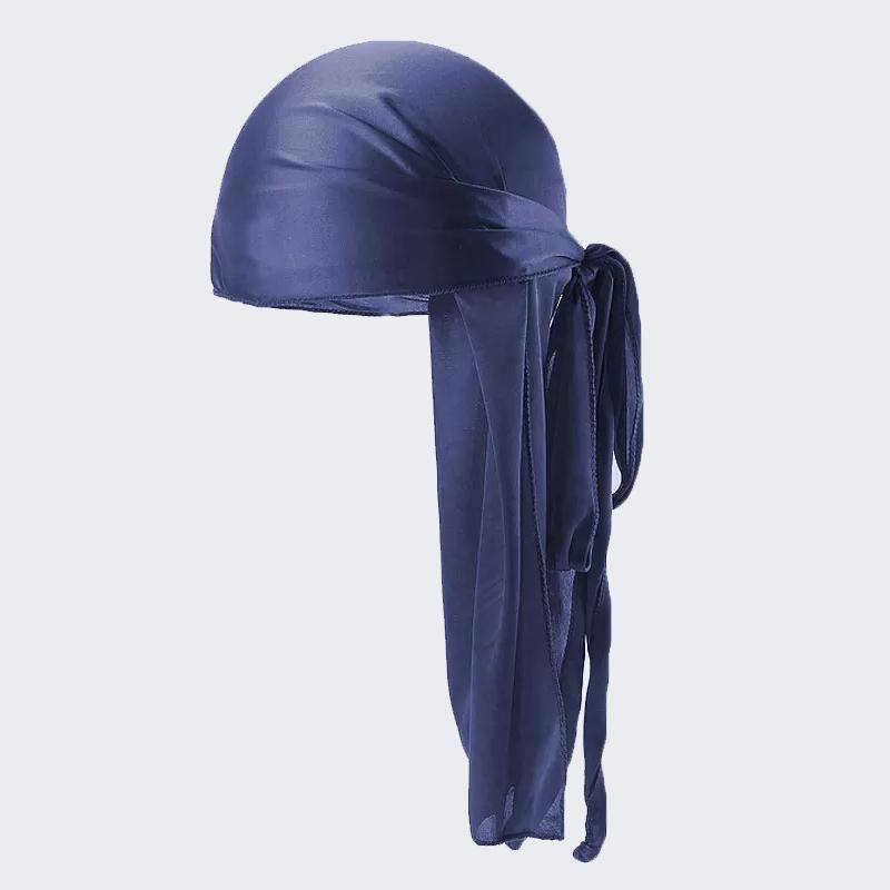 Silky Satin Du-Rag navy - Shop-Tetuan