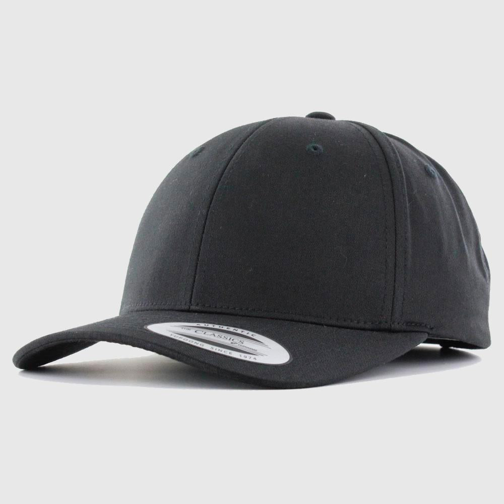 The Classics Yupoong Curved Classic snapback black - Shop-Tetuan