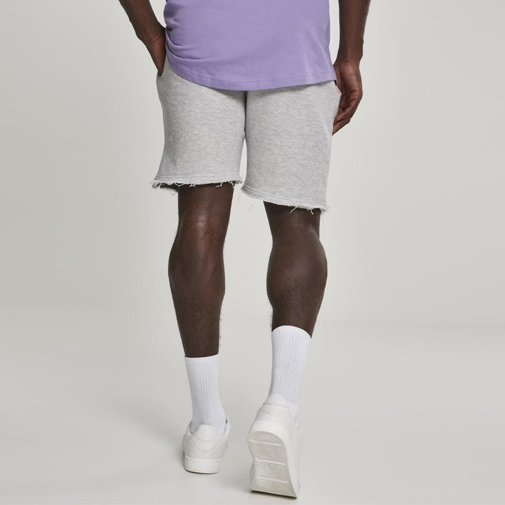 Urban Classics Herringbone Terry shorts light grey - Shop-Tetuan