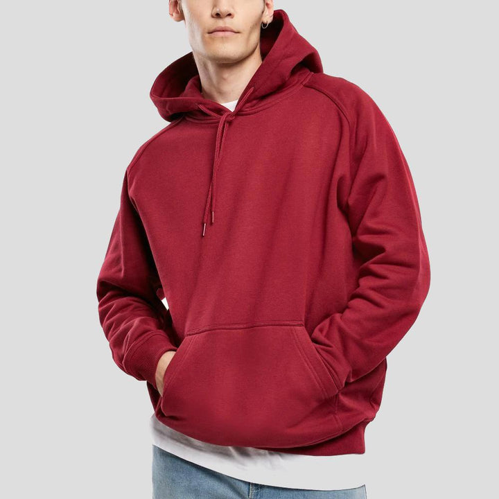 Urban Classics blank hoody burgundy - Shop-Tetuan