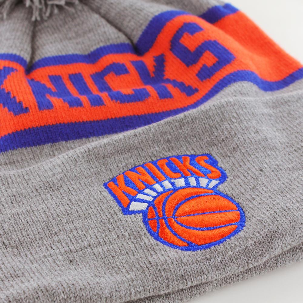 Mitchell & Ness Team Tone Knit beanie NY Knicks grey/orange - Shop-Tetuan