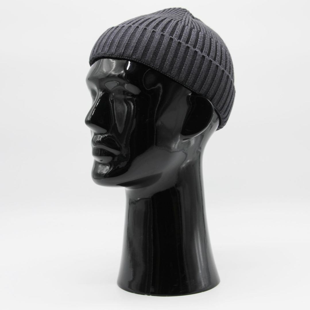 Major Wear Short Rib Beanie charcoal - Shop-Tetuan