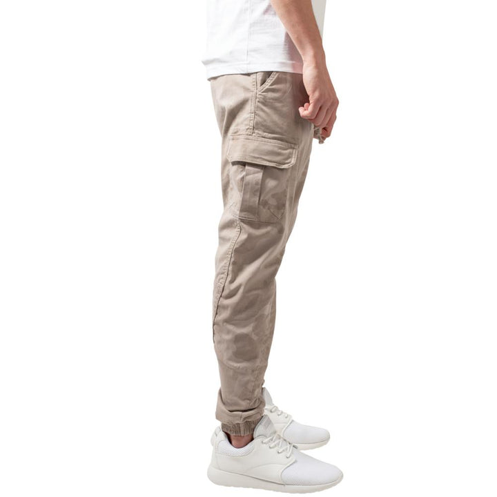 Urban Classics Camo Cargo Jogging pants sand camo - Shop-Tetuan