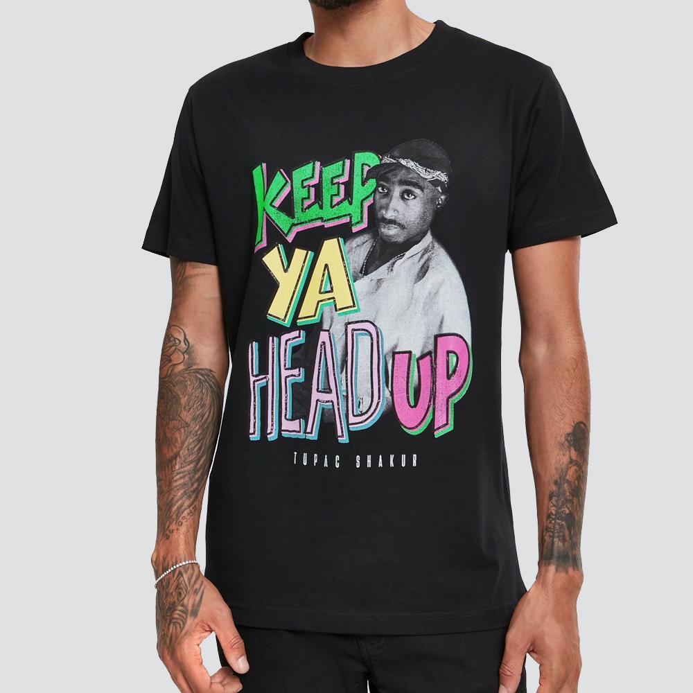 Mister TuPac Keep Ya Head Up tee black - Shop-Tetuan