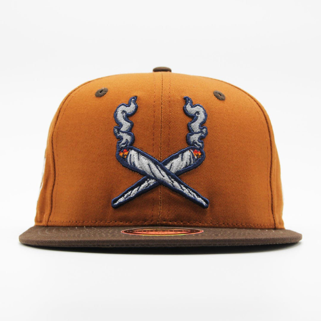 Naughty League Los Angeles Dope Heads Joint snapback beige/brown - Shop-Tetuan