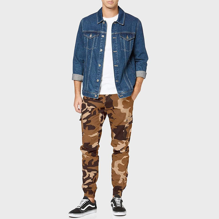 Urban Classics Camo Cargo Jogging pants 2.0 darkground camo - Shop-Tetuan